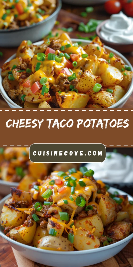 Cheesy Taco Potatoes Bake for an Easy Family Dinner