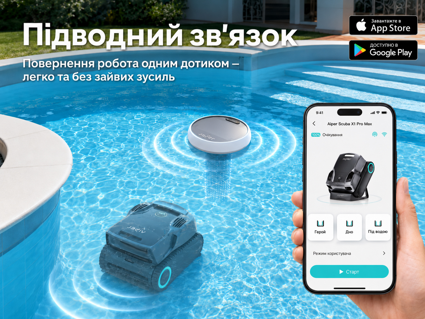 Підводний зв’язок Aiper HydroComm Pro