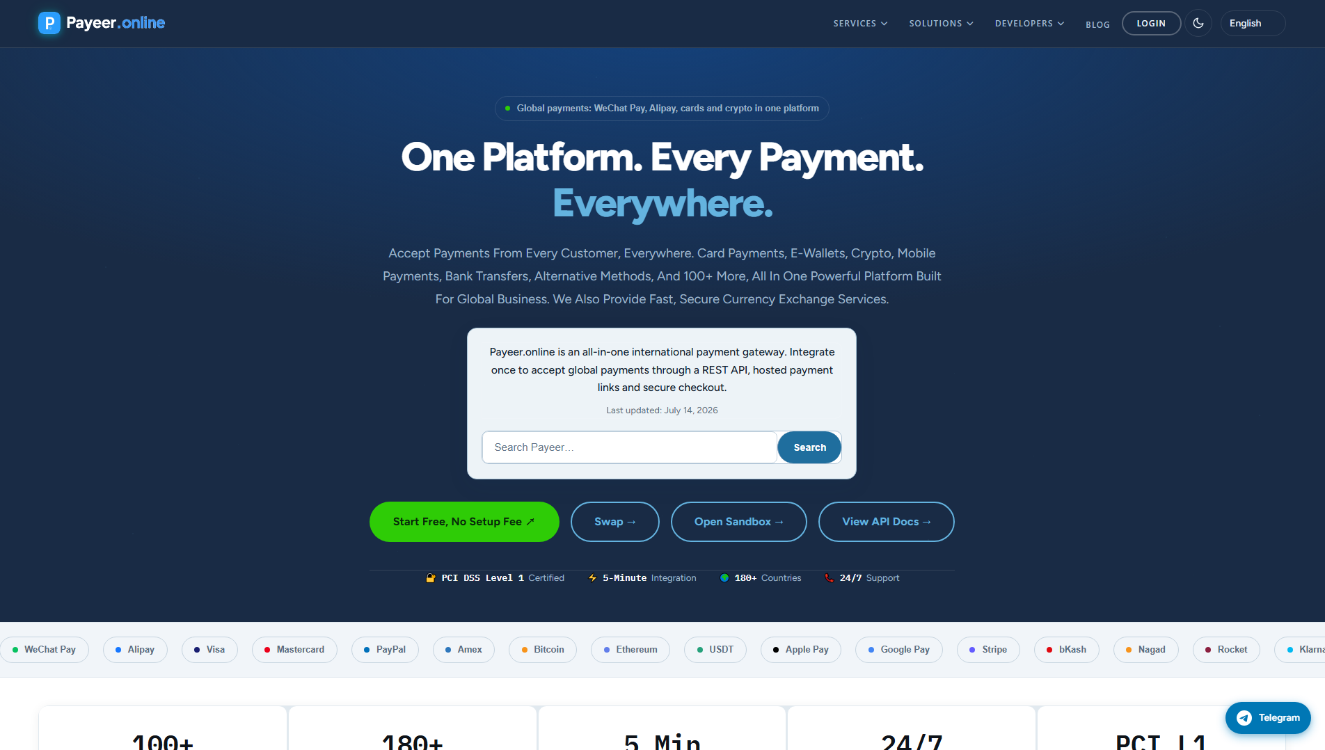 Stored capture of payeer.online