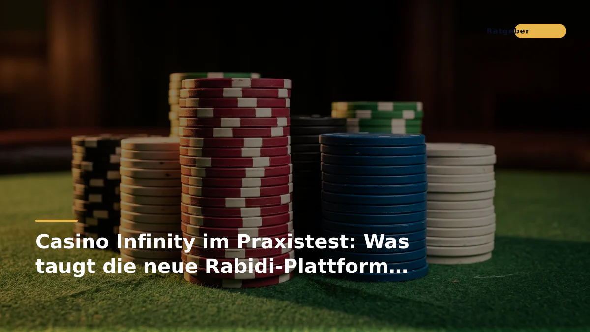 Casino Infinity im Praxistest: Was taugt die neue Rabidi-Plattform wirklich?