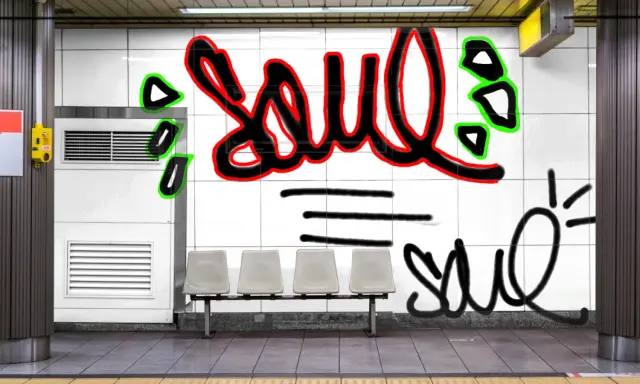 Graffiti artwork by SOUL