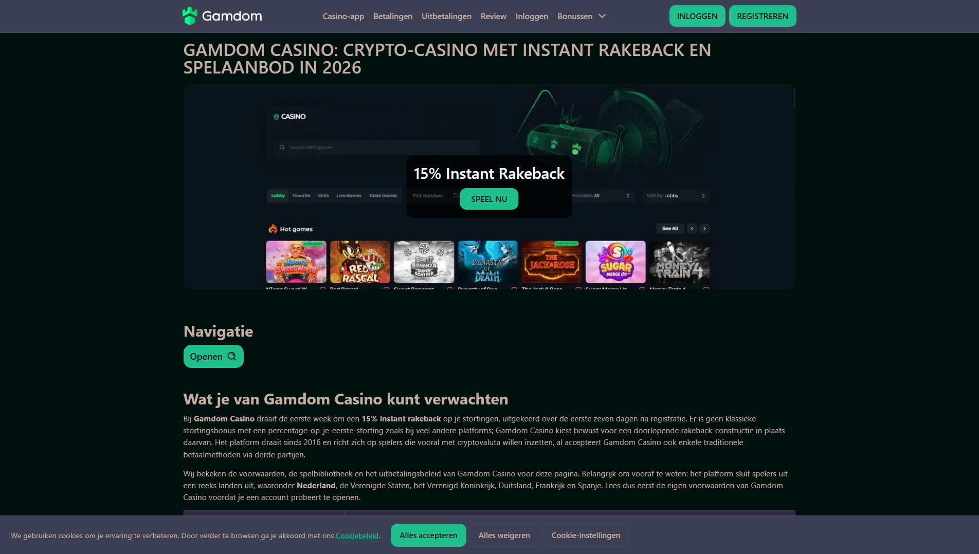 Stored capture of gamdom-officieel.nl