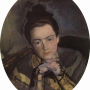 Портрет Е П Остроумовой 1904