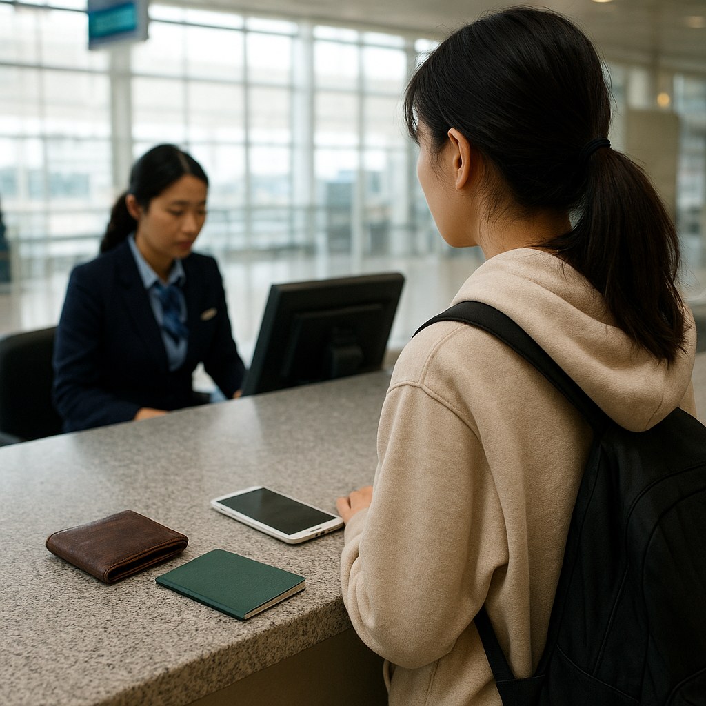gimpo airport check in counter