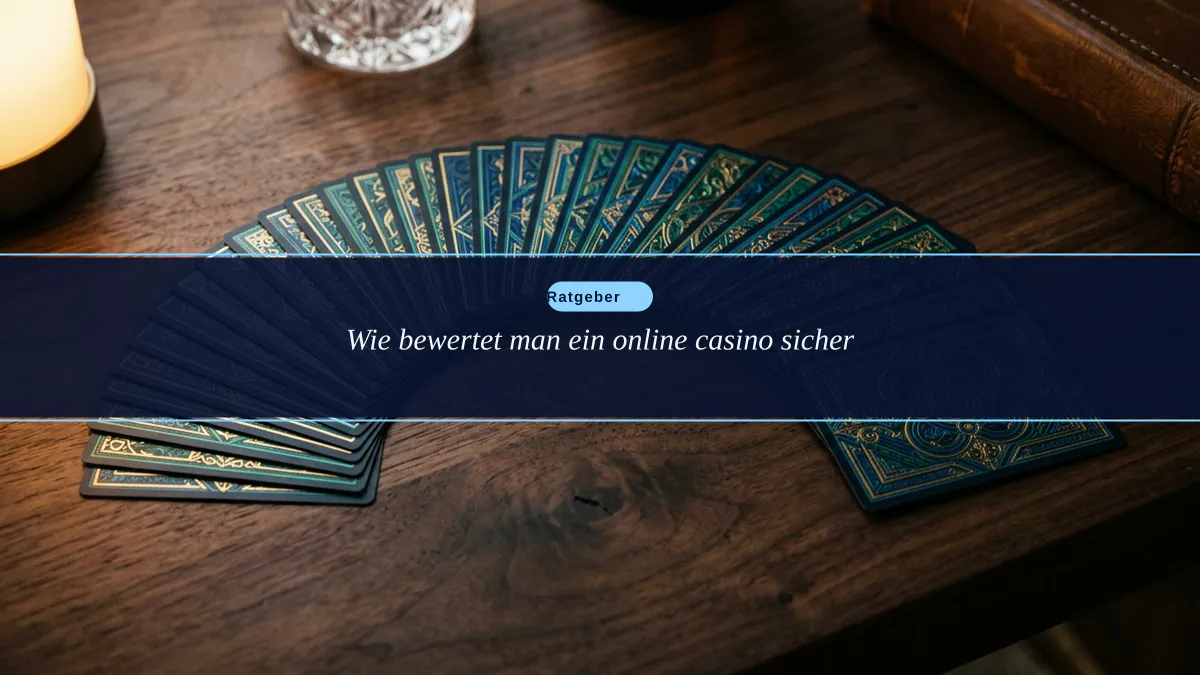 Wie bewertet man ein online casino sicher