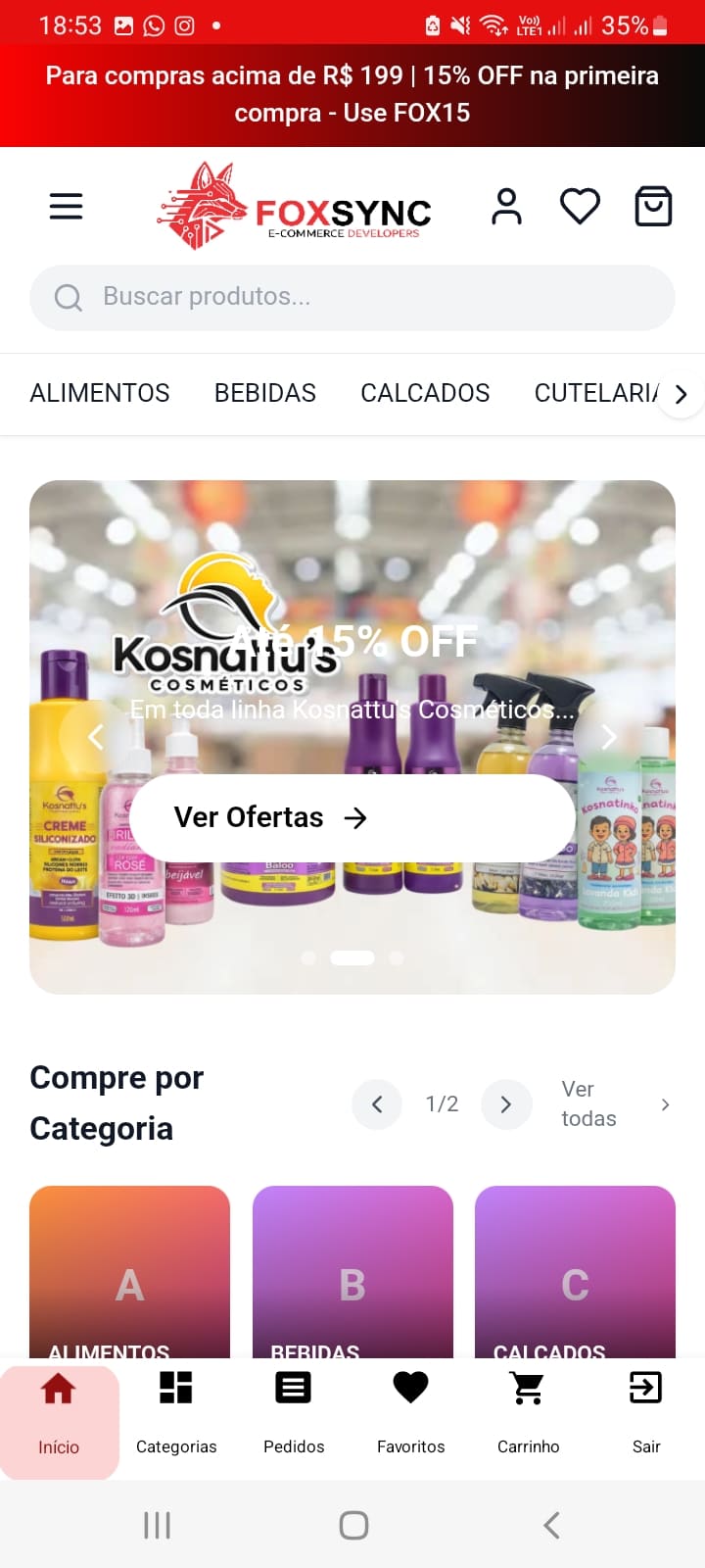 FOXSYNC E-COMMERCE VAREJO