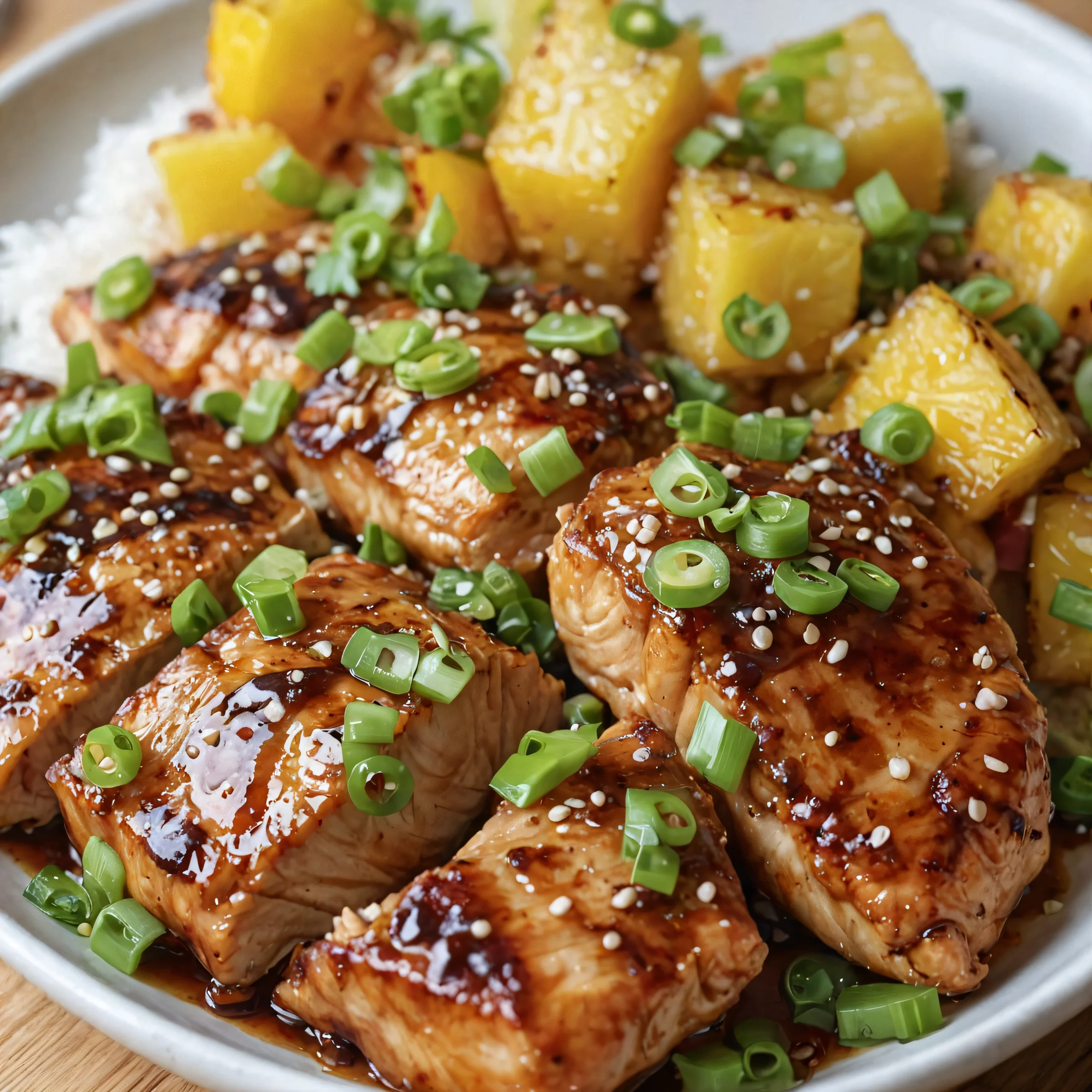 Teriyaki Chicken with Pineapple Glaze Recipe