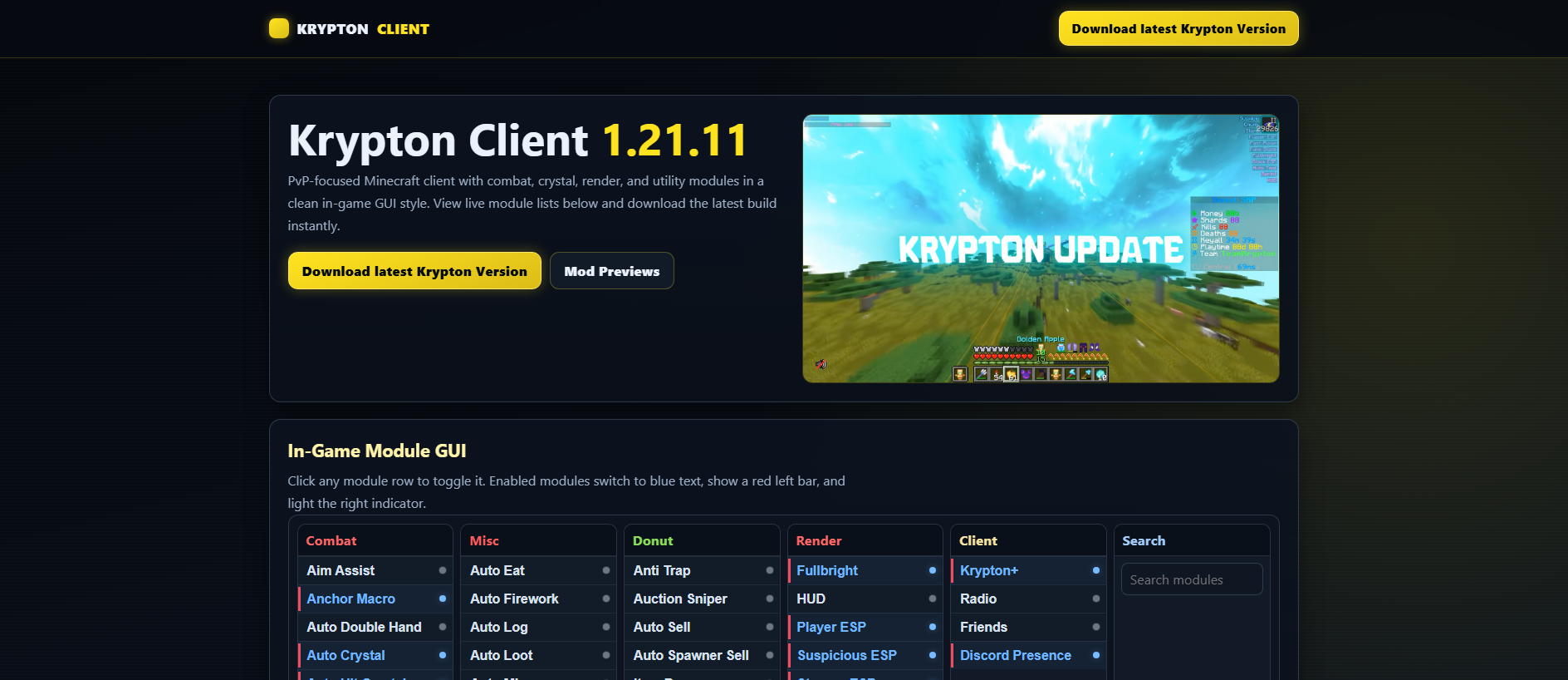 Stored capture of kryptonclient-cracked.com