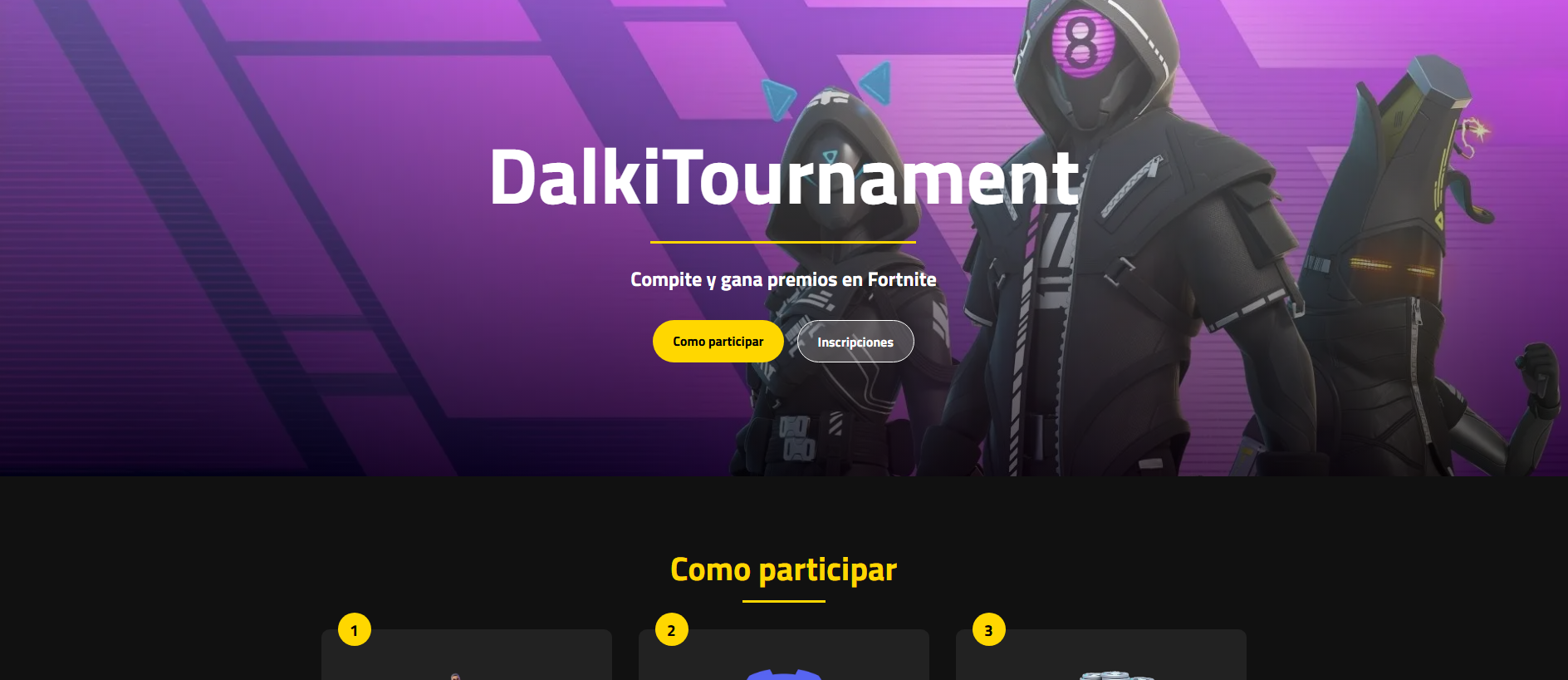 Screenshot of dalkitournament.pages.dev