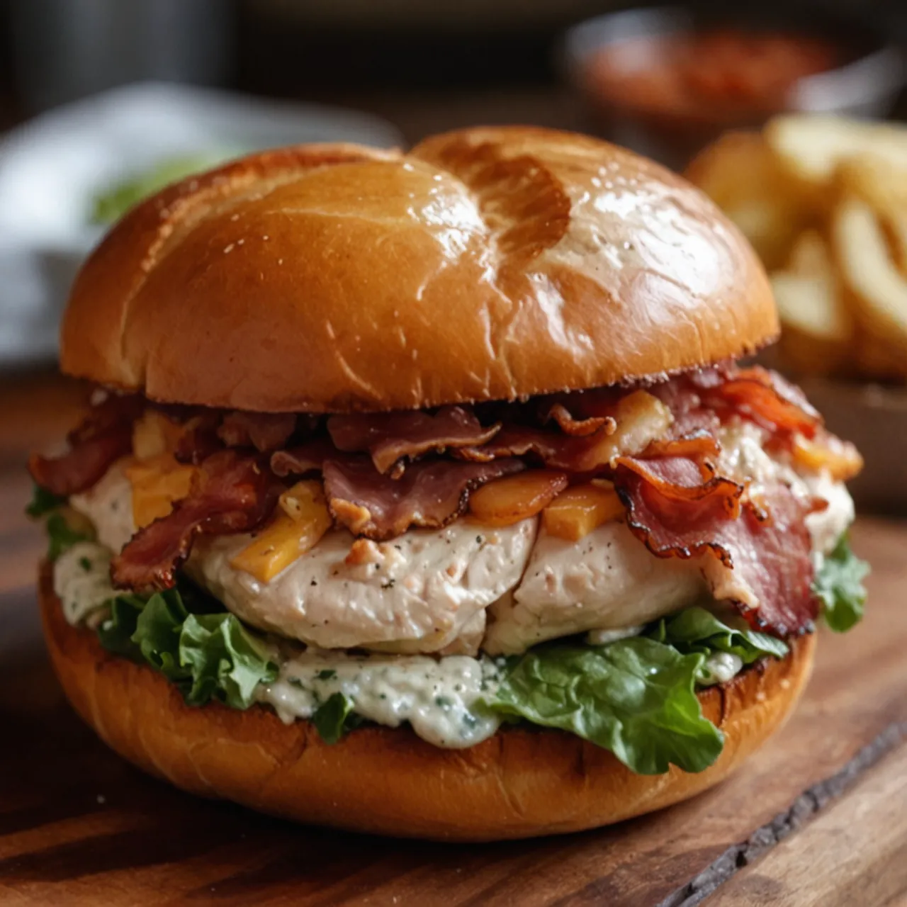 Ultimate Chopped Chicken Bacon Ranch Sandwich Recipe