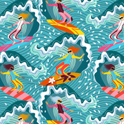 Surfer-Girls-Ocean-Splash