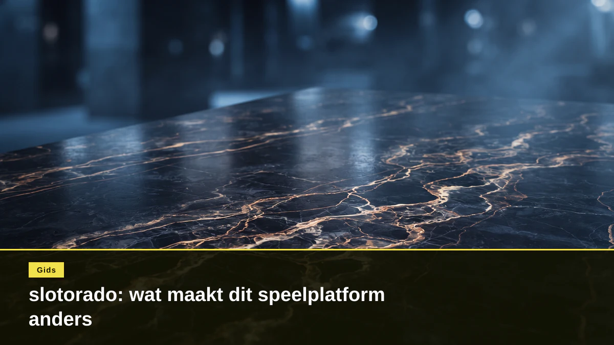 slotorado: wat maakt dit speelplatform anders