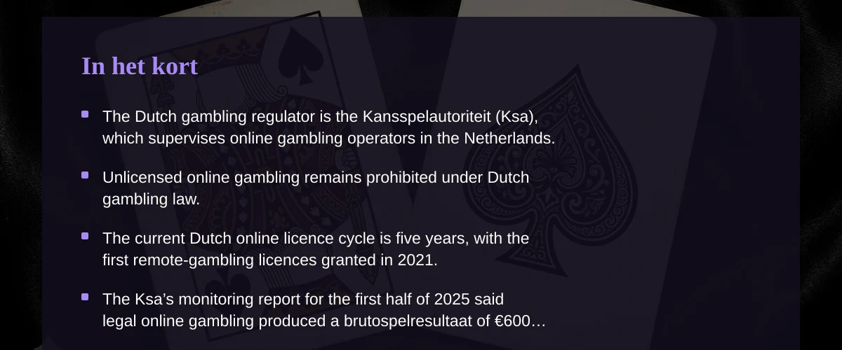 Nieuwe casino online voor de Nederlandse speler — In het kort