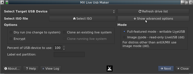 MX-Live-Usb-Maker-Advanced-Options