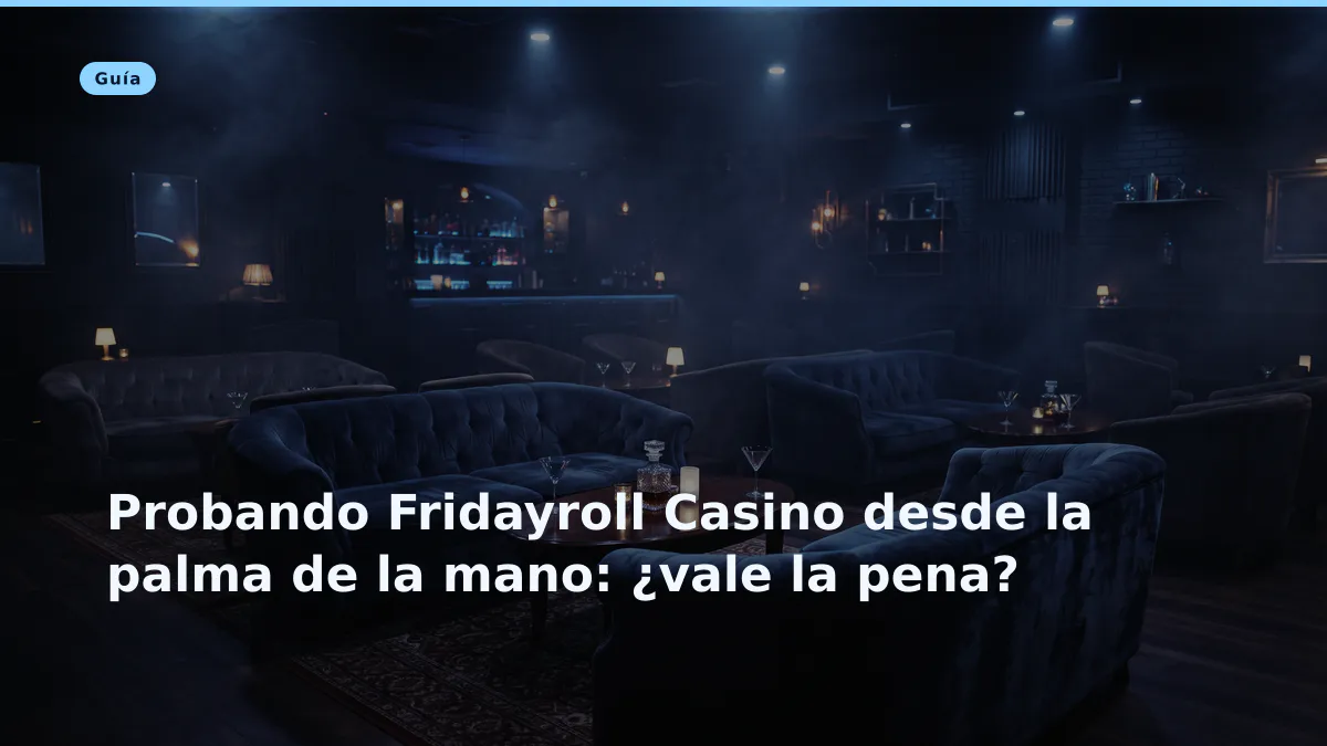 Probando Fridayroll Casino desde la palma de la mano: ¿vale la pena? 1 Probando Fridayroll Casino desde la palma de la mano: ¿vale la pena?