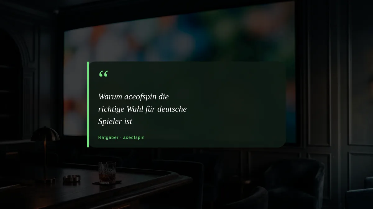 Warum aceofspin die richtige Wahl für deutsche Spieler ist
