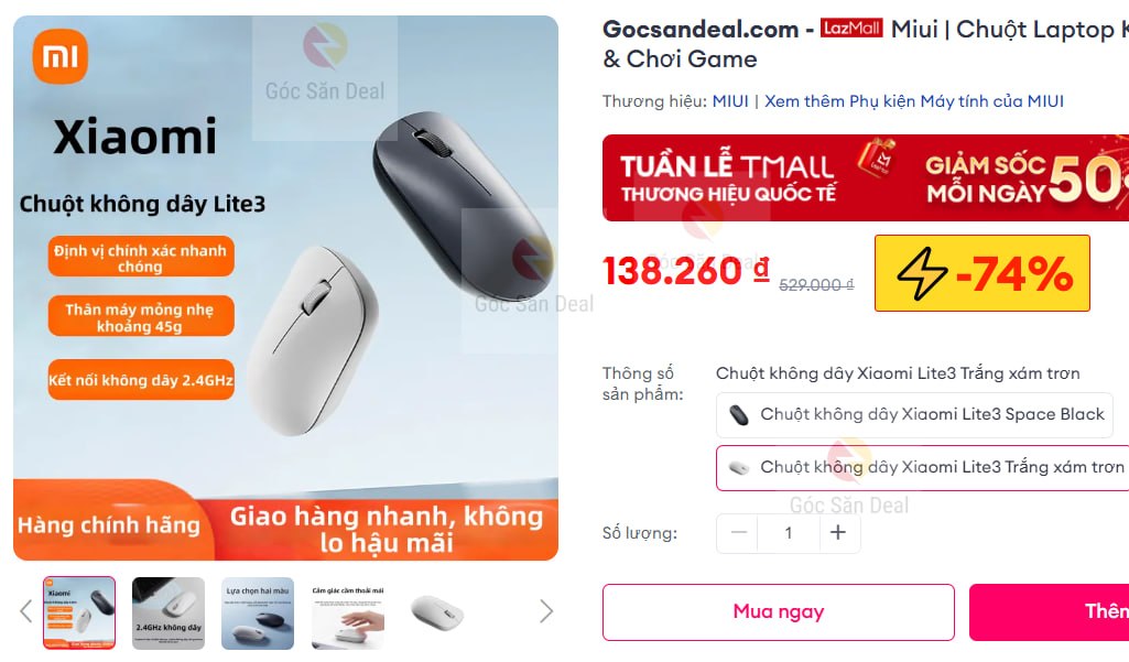 Miui | Chuột Laptop Không Dây cho Văn Phòng & Chơi Game