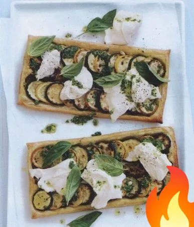 Фото Слоеные коржики с цуккини