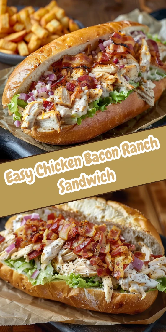 Chopped Chicken Bacon Ranch Sandwich You’ll Crave