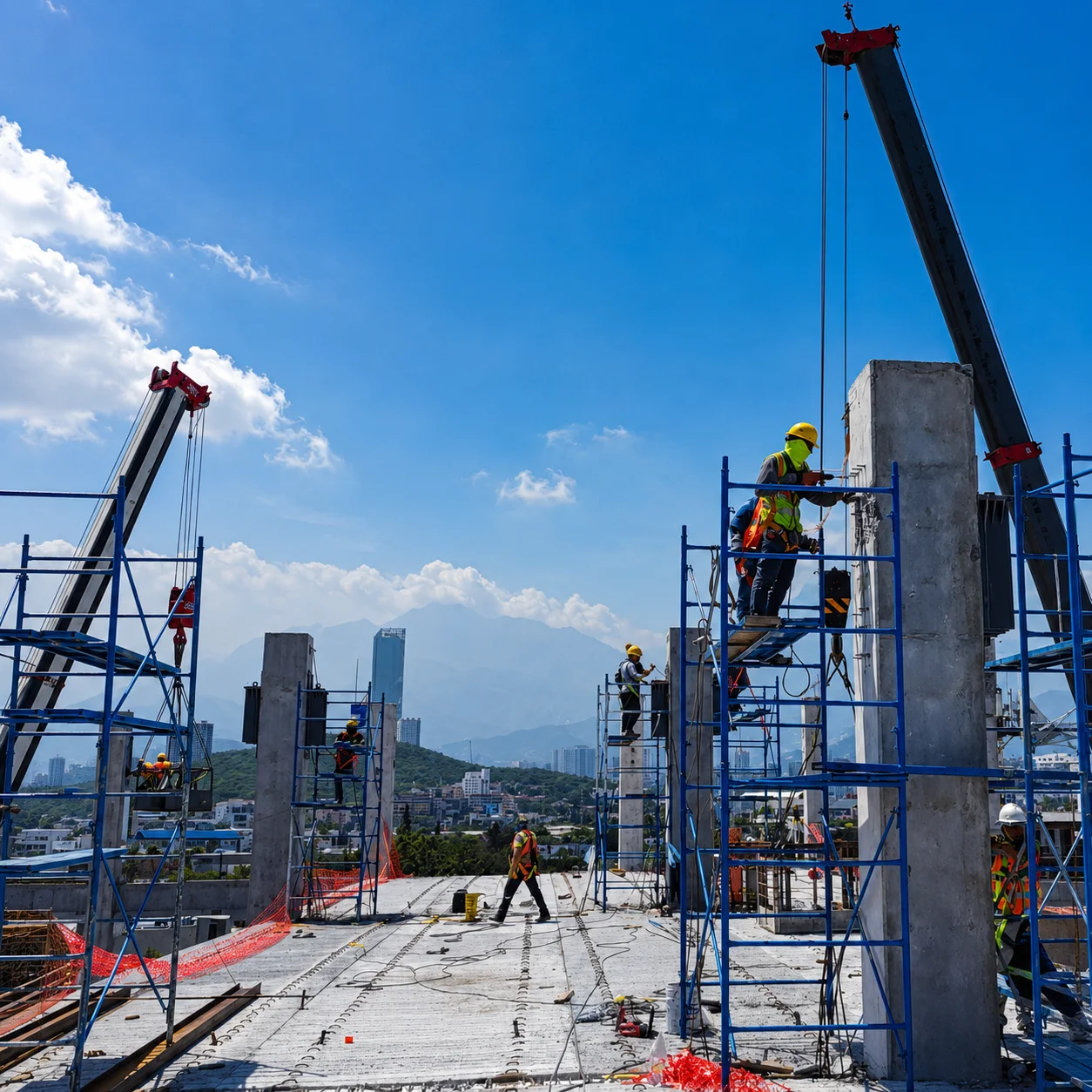 Trabajo de anclaje químico