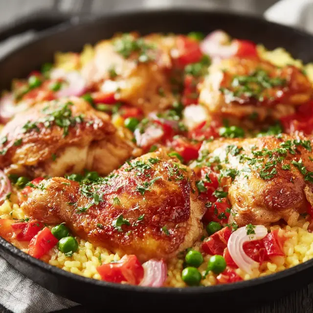 Saffron-Infused Paella Valenciana