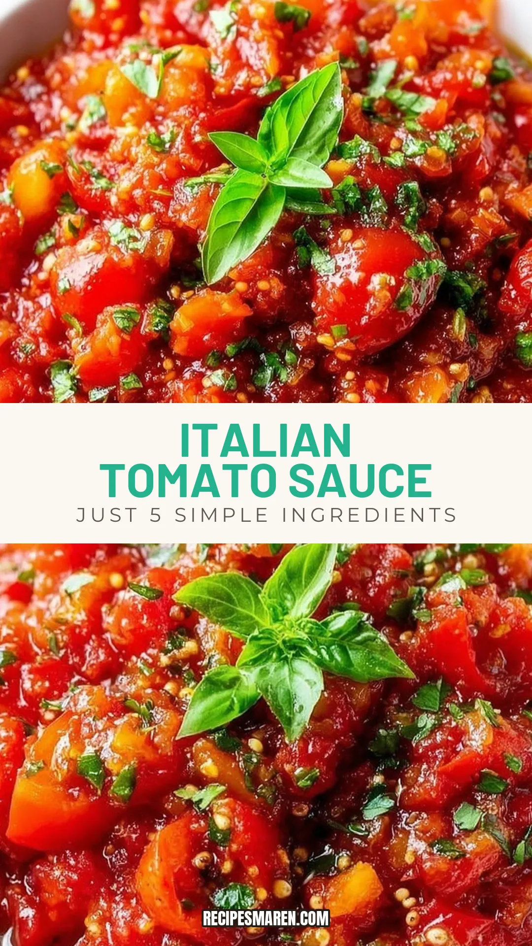 Discover the secrets to making a savory and rich Italian tomato sauce that's perfect for pasta night or a hearty pizza base. This easy homemade recipe requires just 5 simple ingredients, making it a quick choice for weeknight dinners. With a burst of flavors and aromas, you'll impress your family and friends with this delicious sauce. Don't miss out on the culinary magic; click for the full recipe!