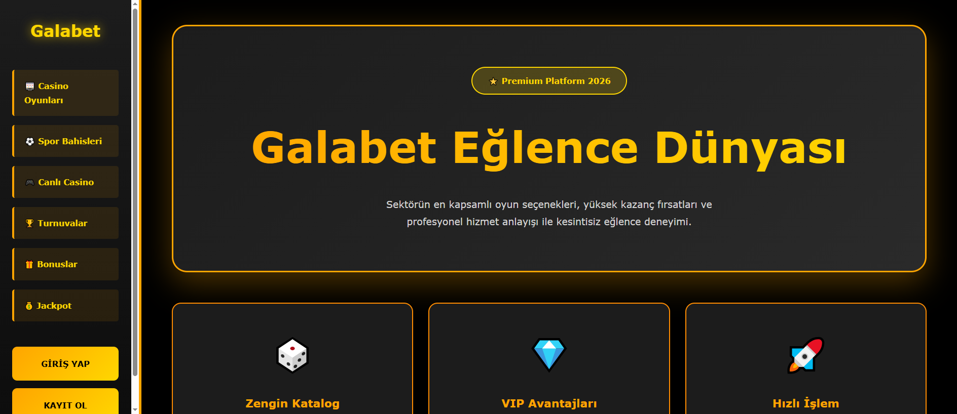 Stored capture of galabet.2025-2026giris.click