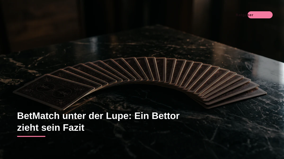 BetMatch unter der Lupe: Ein Bettor zieht sein Fazit
