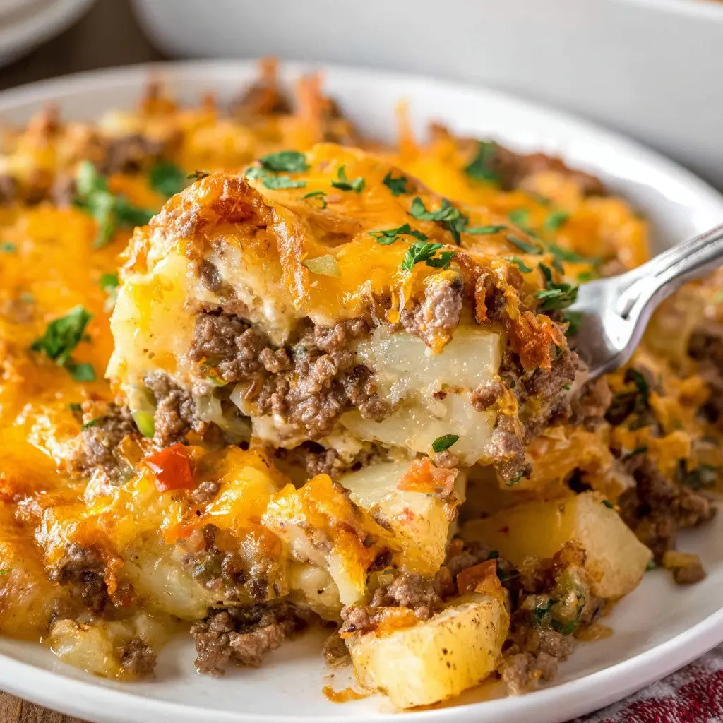 Hobo Casserole with Ground Beef & Potatoes: Easy Comfort Delight