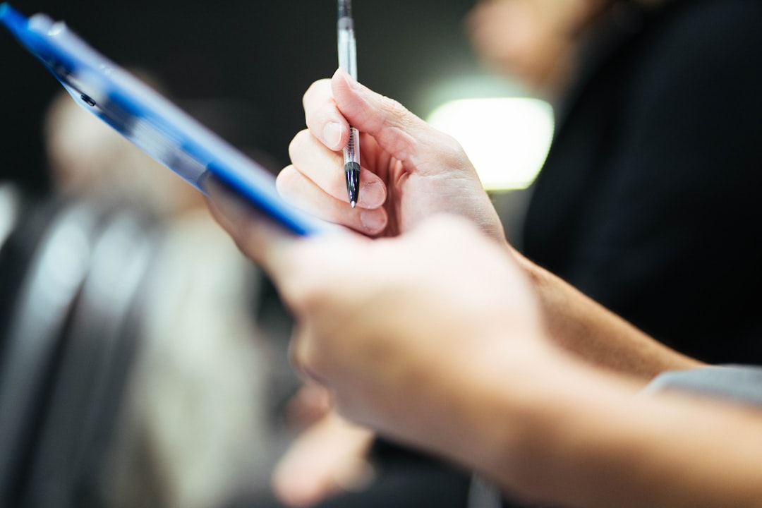 clipboard pen checklist