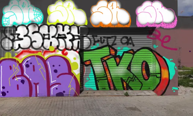 Graffiti artwork by BASS
