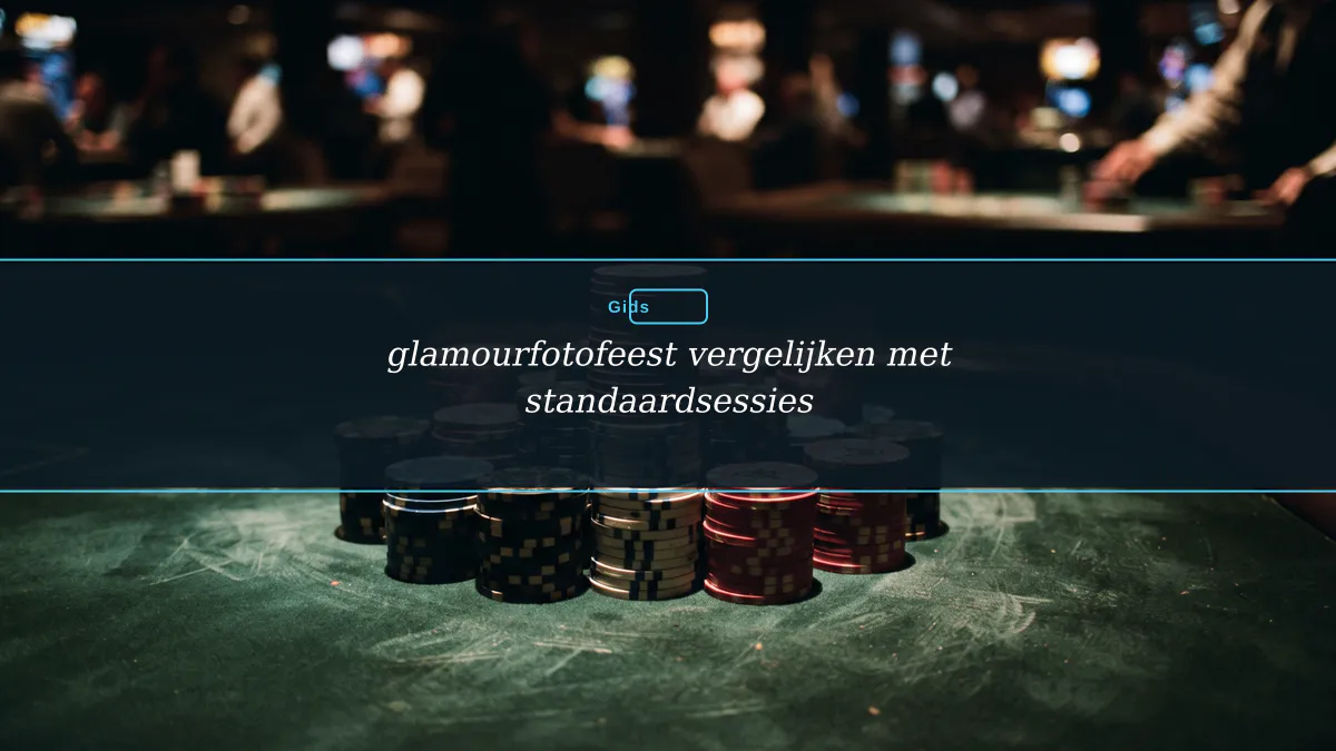 glamourfotofeest vergelijken met standaardsessies