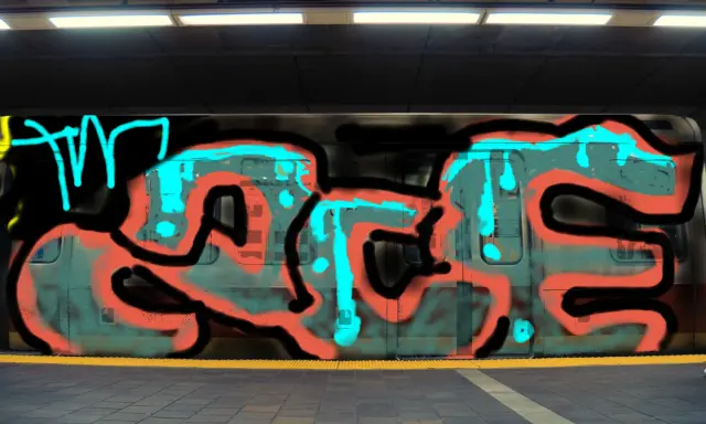 Graffiti artwork by ACE