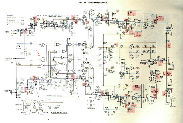 SUNN Beta Lead pre amp schematic2