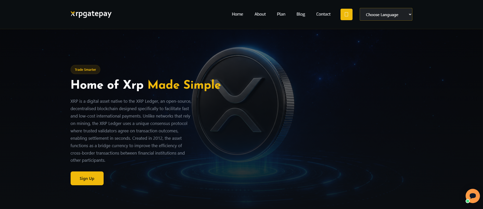 Stored capture of xrpgatepay.com