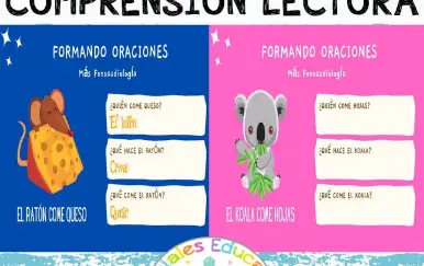 Oraciones para Trabajar Comprensión Lectora