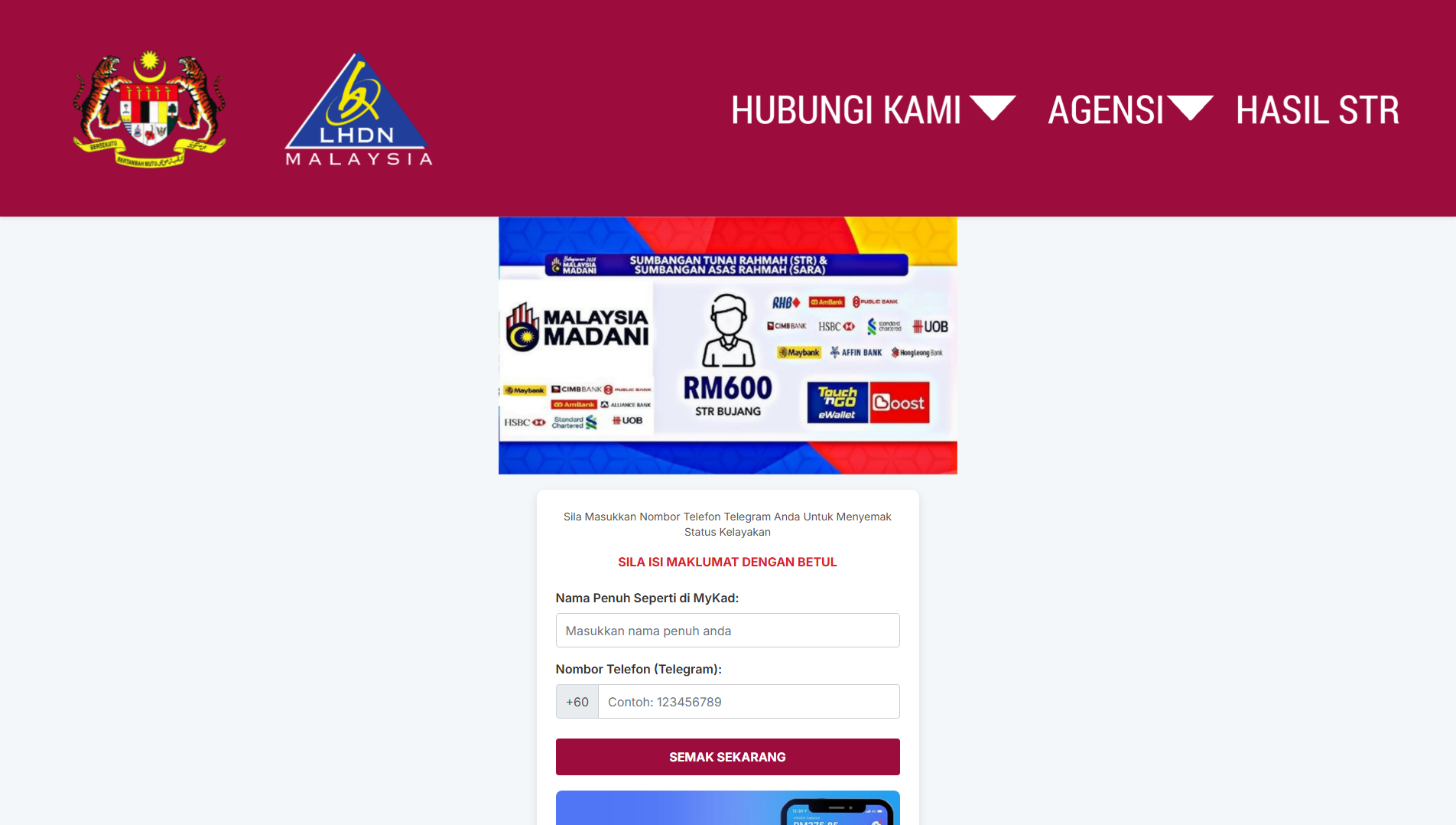 Stored capture of bantuan-malay.biz.id