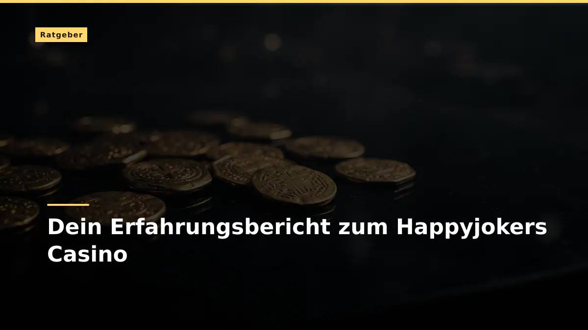 Dein Erfahrungsbericht zum Happyjokers Casino