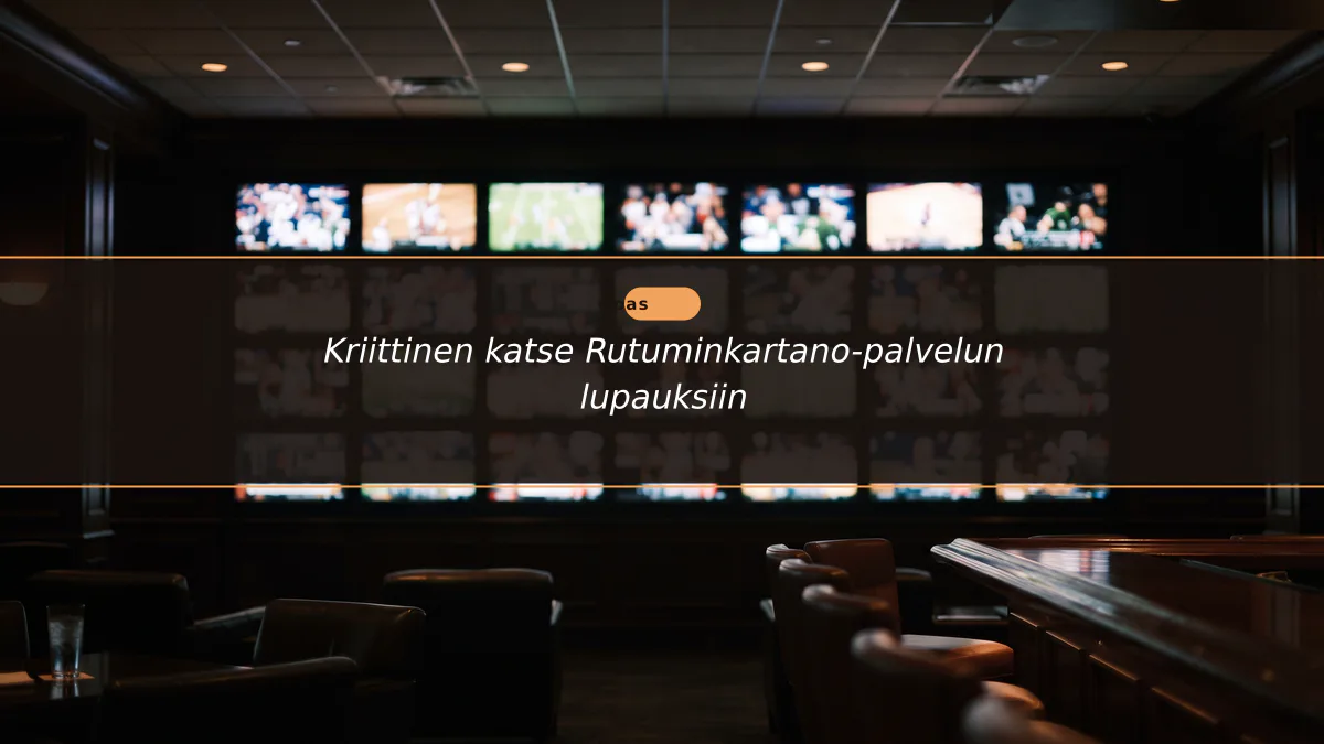 Kriittinen katse Rutuminkartano-palvelun lupauksiin