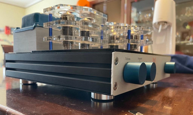 Handbuilt L’Aquila tube amplifier 10+10W rms AB ‘’hot’ class