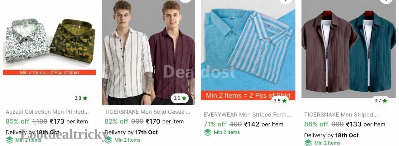 Men S Shirt | Lowest Price Deal