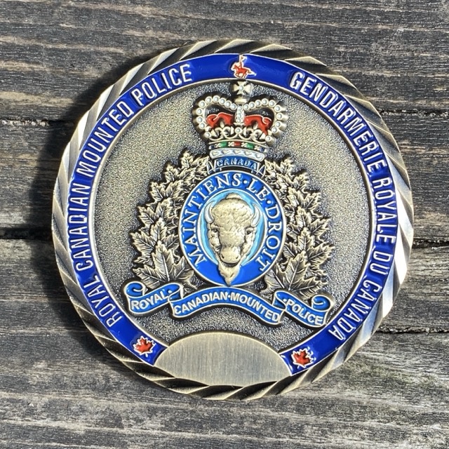 RCMP Europol Challenge Coin - front