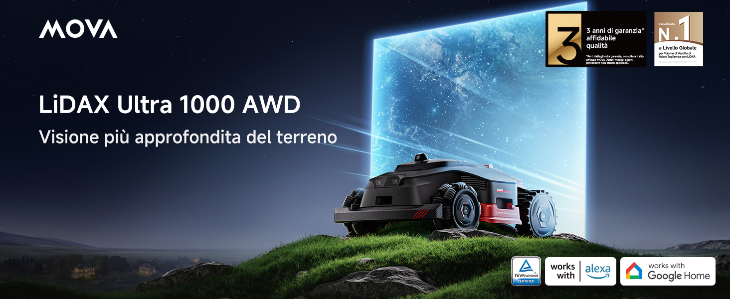 MOVA LiDAX Ultra 1000 AWD-EU Italian detail image 02