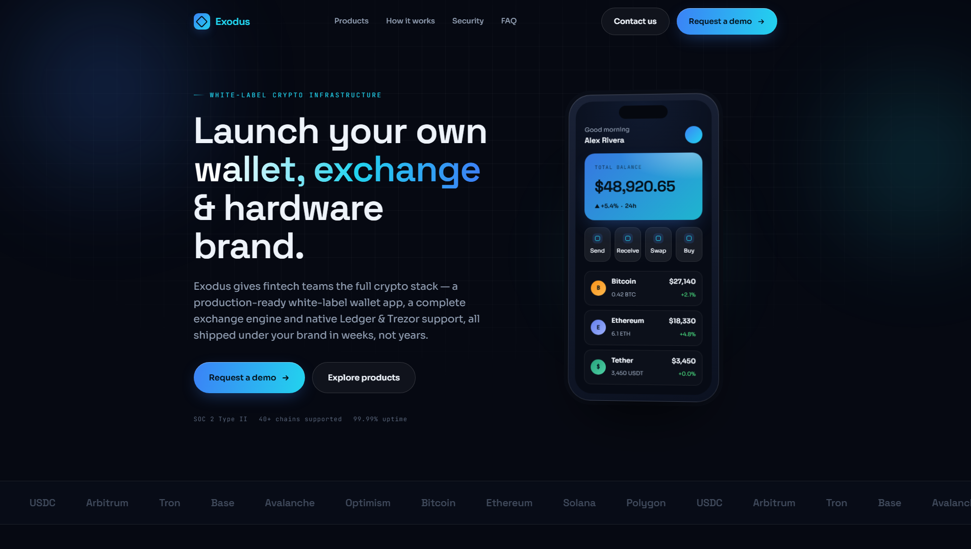 Screenshot of exodusfinance.org