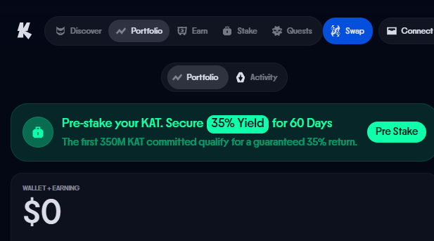Stored screenshot of app.katanaa.network