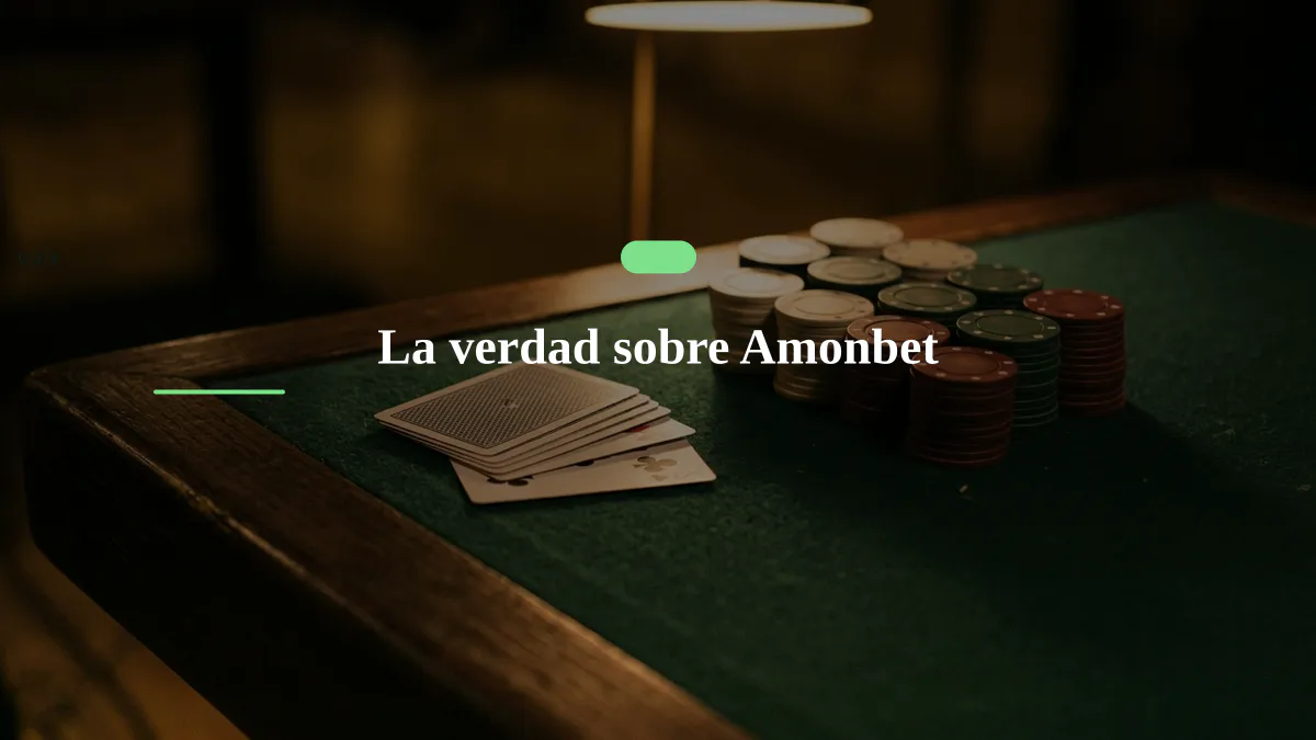 La verdad sobre Amonbet