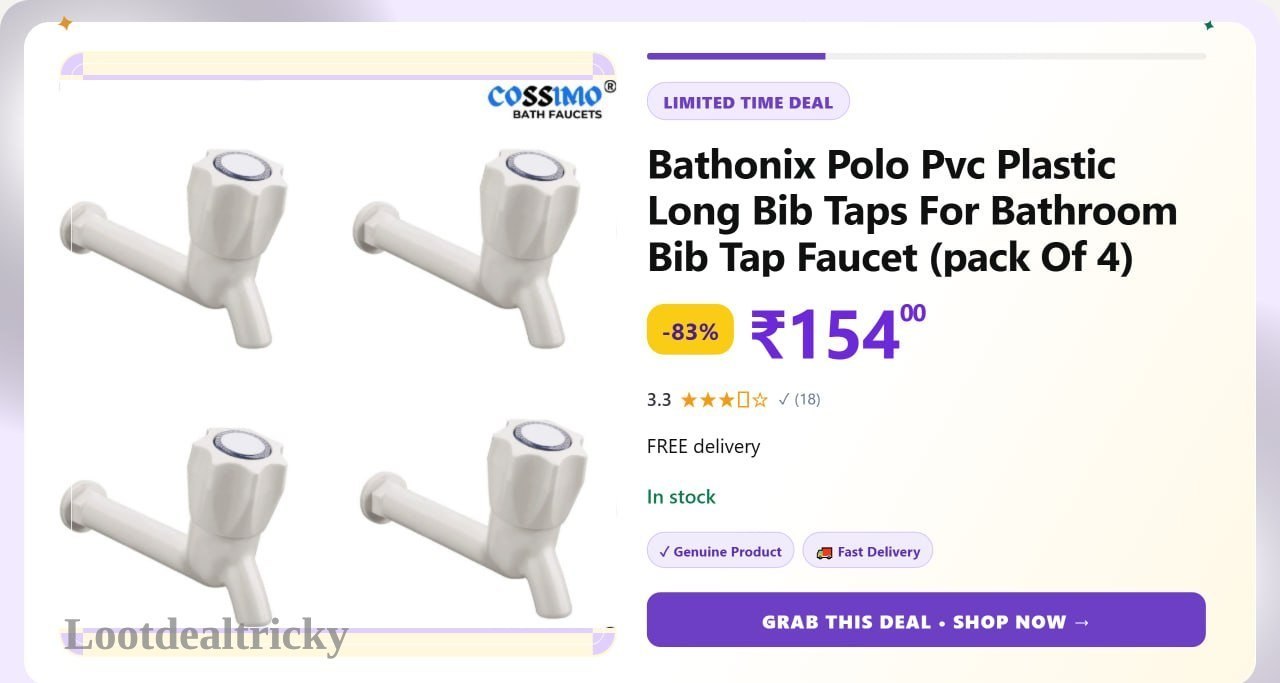 bib Tap Faucet – Just ₹154 | Loot Ka Maal bib Tap Faucet – Just ₹154 | Loot Ka Maal