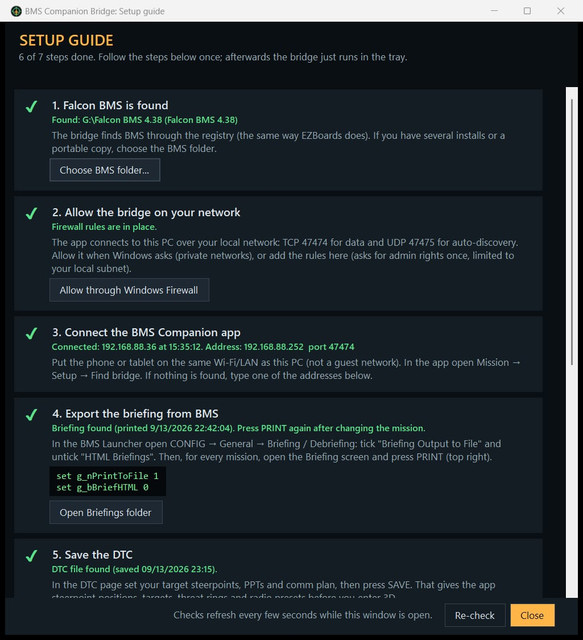 bridge setup guide