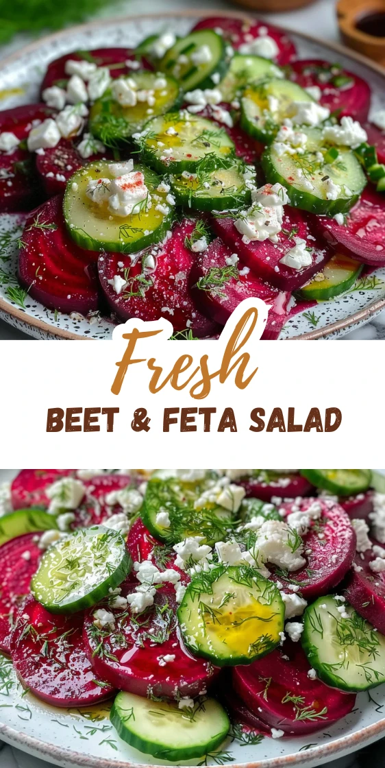 Fresh Beet Salad with Feta and Cucumbers You’ll Love
