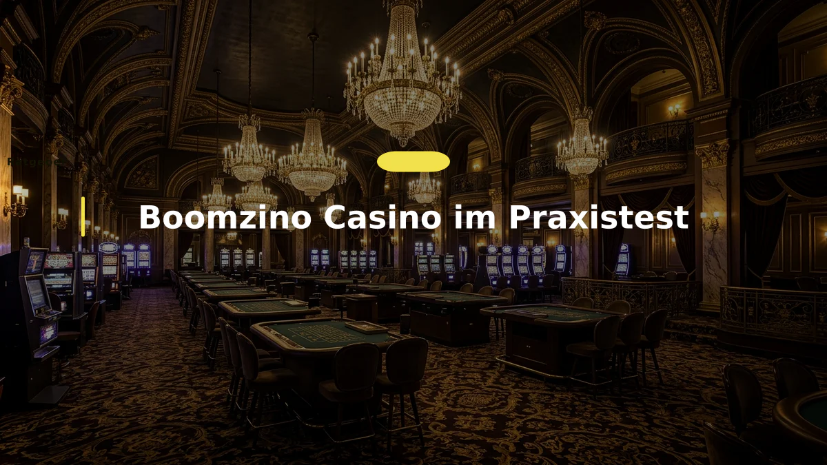Boomzino Casino im Praxistest